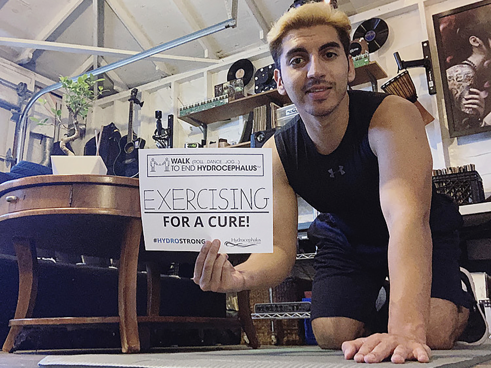 Exercising for a cure Nick Sanchez